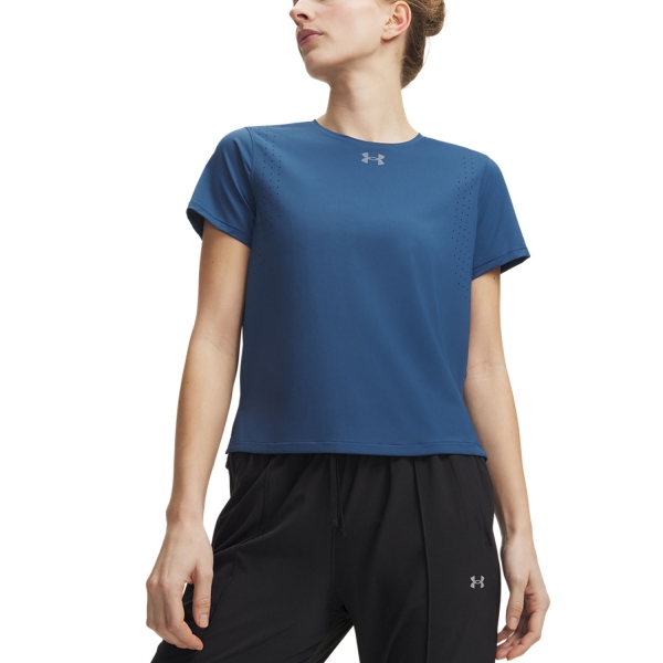 Women's Running T-Shirts Under Armour Velociti Pro TShirt  Wham Blue 60095360498
