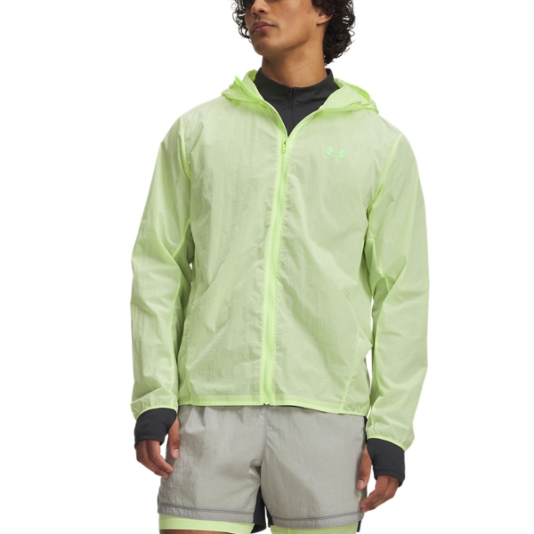 Men's Trail Running Jackets Under Armour Explor Jacket  Fade Green 60095550391