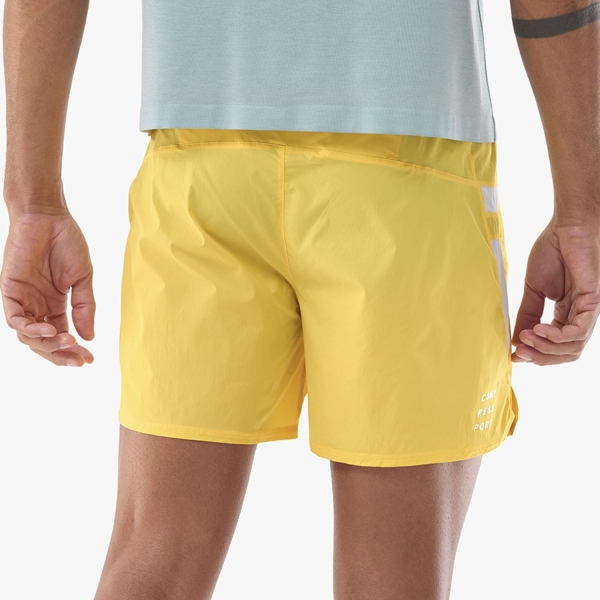 Compressport Performance 4.5in Shorts - Lemon/White