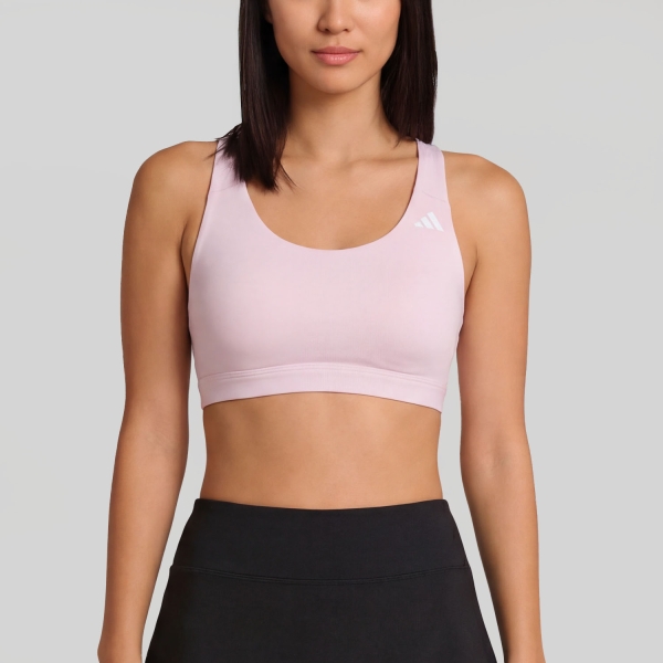 Women's Sports Bra adidas Optime Essentials Sports Bra  Clear Pink KA4730