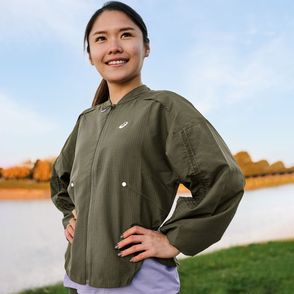 ASICS Nagino Jacket - Dark Olive
