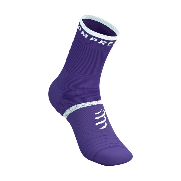Socks Compressport Pro Marathon V2.0 Socks  Orient Blue/Star White SMCU3785182