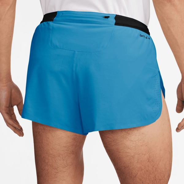 Nike Dri-FIT ADV AeroSwift 2in Shorts - Light Current Blue/Black