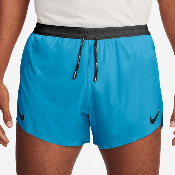 Men's Running Shorts Nike DriFIT ADV AeroSwift 4in Shorts  Light Current Blue/Black FN3352418