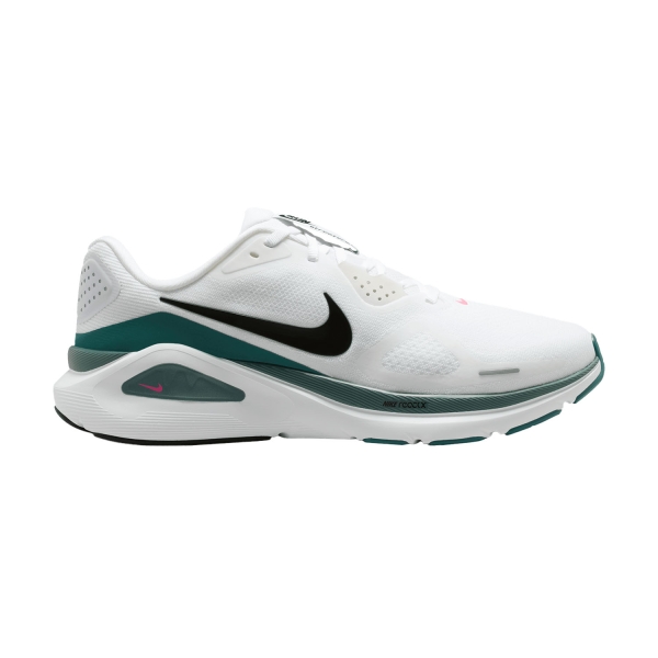 Men's Structured Running Shoes Nike Structure 26  White/Black/Mineral Slate/Hyper Pink HJ1102115