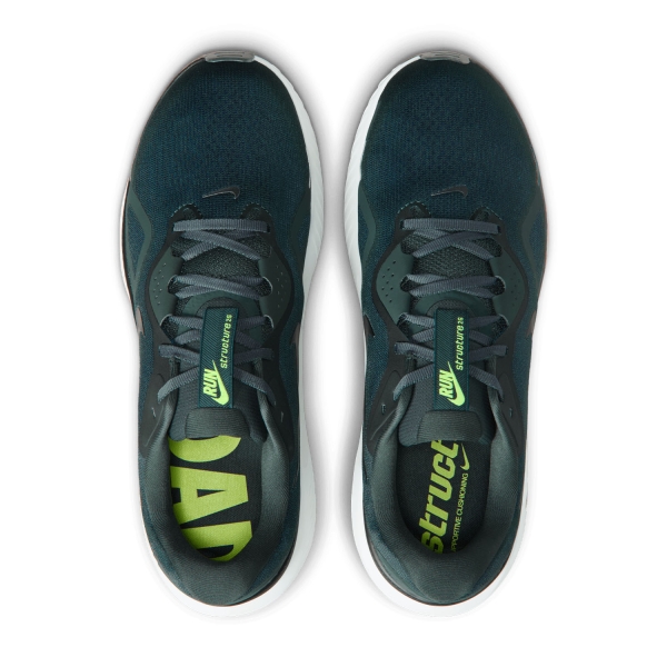 Nike Structure 26 Wide - Seaweed/Black/Volt/Pure Platinum/Blue Force