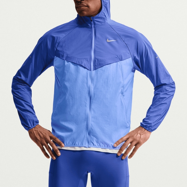 Men's Running Jacket Nike DriFIT UV Stride Jacket  Lapis/Royal Pulse/Reflective Silver HV4548430