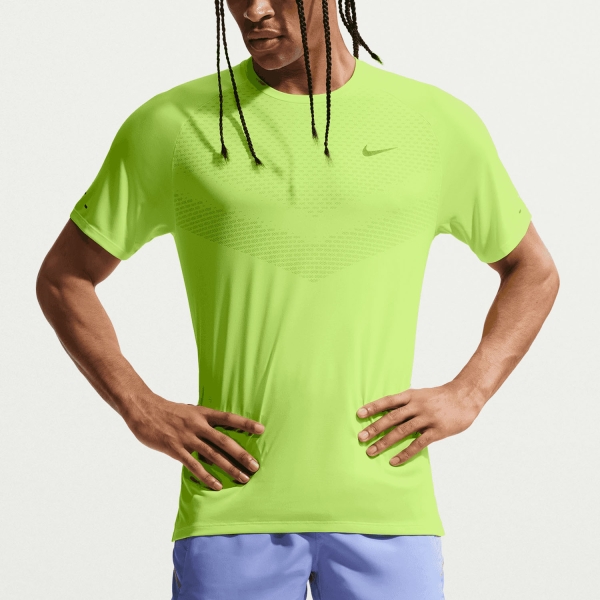 Men's Running T-Shirt Nike DriFIT ADV Stride TShirt  Volt Ice/Reflective Silver HV5203737