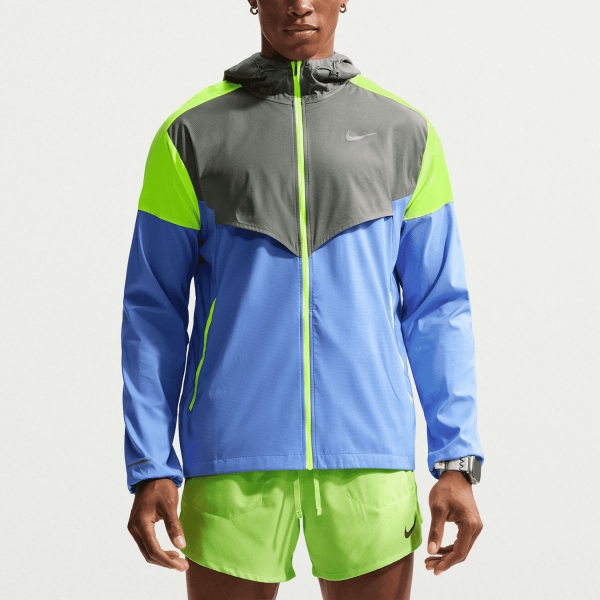 Men's Running Jacket Nike Impossibly Jacket  Royal Pulse/Smoke Grey/Volt Ice HV6521494