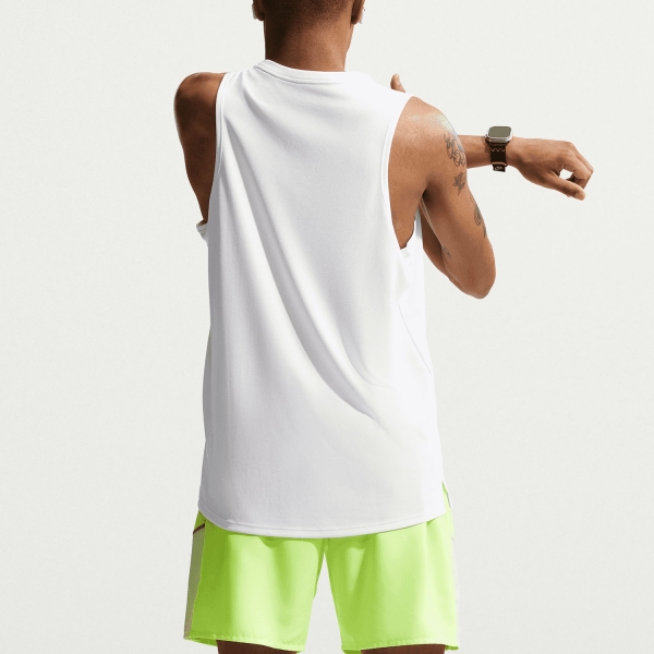 Nike Dri-FIT Miler Tank - White/Reflective Silver