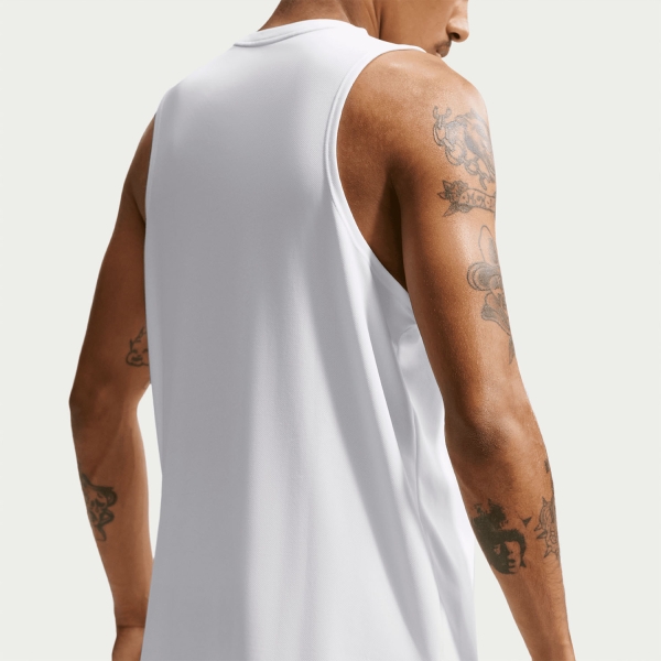Nike Dri-FIT Miler Tank - White/Reflective Silver
