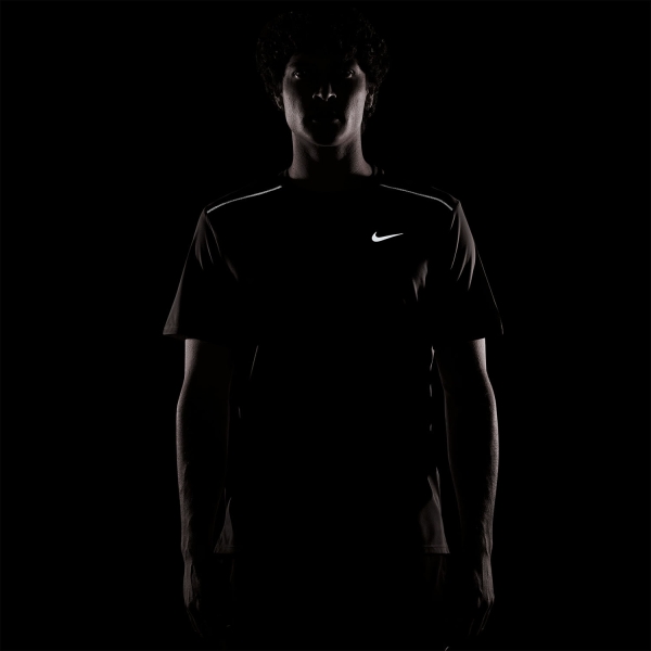 Nike Dri-FIT UV Miler Maglietta - Smoke Grey/Reflective Silver