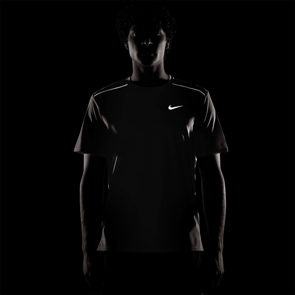 Nike Dri-FIT UV Miler T-Shirt - White/Reflective Silver