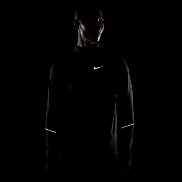 Nike Dri-FIT UV Miler Shirt - Black/Reflective Silver
