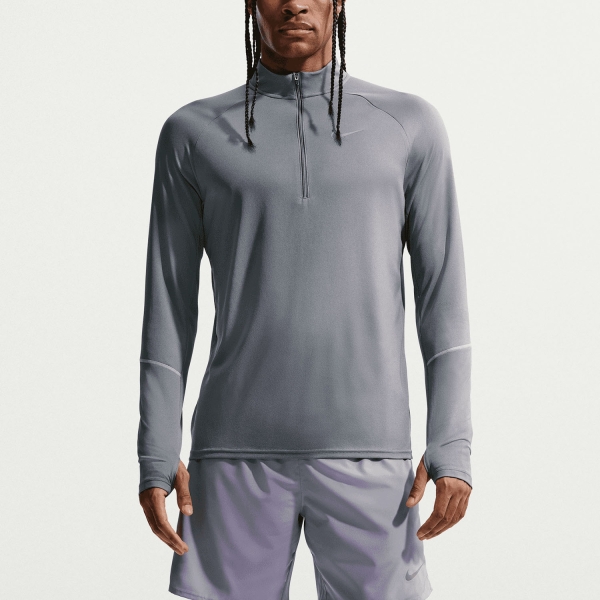 Men's Running Shirt Nike DriFIT UV Miler Shirt  Smoke Grey/Reflective Silver IF2084084