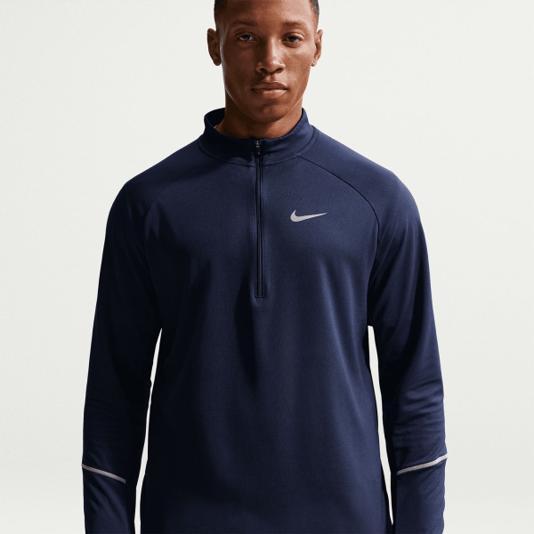 Nike Dri-FIT UV Miler Shirt - Midnight Navy/Reflective Silver