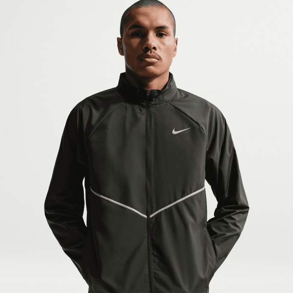 Nike Repel Miler UV Jacket - Black/Reflective Silver