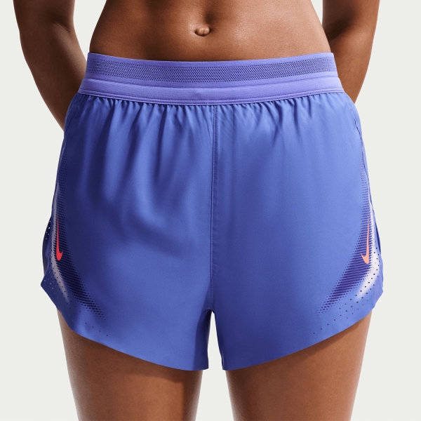 Women's Running Shorts Nike DriFIT ADV AeroSwift 3in Shorts  Sapphire/Hot Lava IF3653570