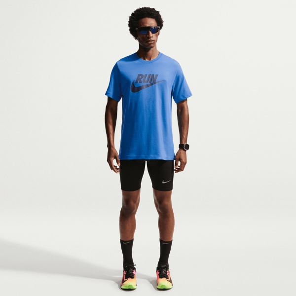 Nike Dri-FIT Swoosh T-Shirt - Blue Crystal/Thunder Blue