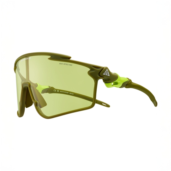 Running Sunglasses Nike ACG Vista Vert E Sunglasses  Matte Olive Flak/Low Light Volt IQ9349X368