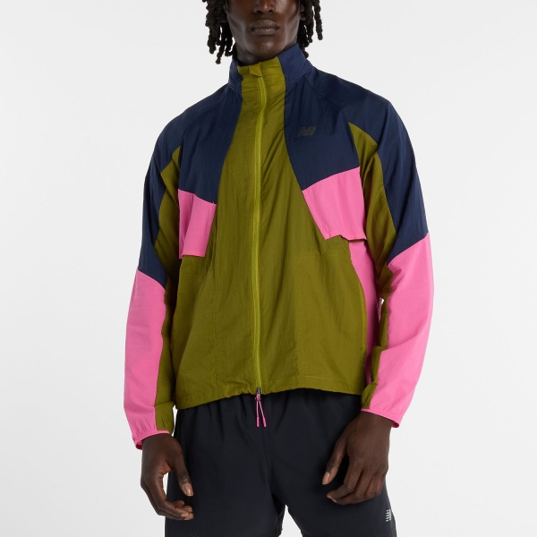 Men's Running Jacket New Balance RC Jacket  Sea Moss MJ61U1I9AAN