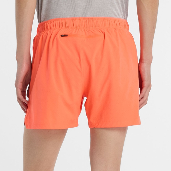 New Balance Run Specialist 5in Shorts - Tangerine Heat