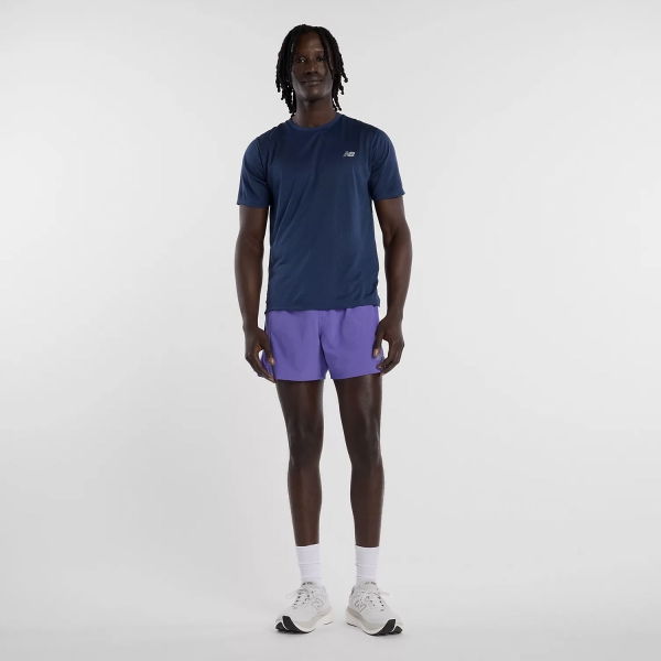 New Balance Run Specialist 5in Shorts - Electric Purple