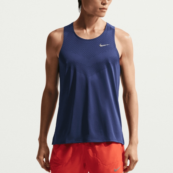 Men's Running Tank Nike DriFIT ADV Stride Tank  Midnight Navy/Reflective Silver HV5210410