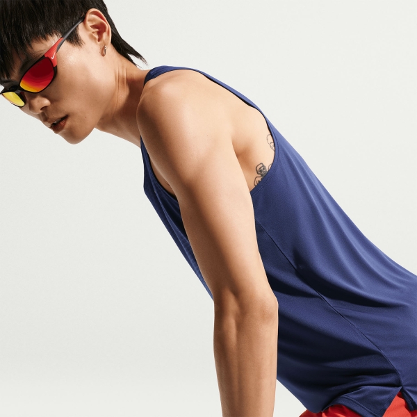 Nike Dri-FIT ADV Stride Tank - Midnight Navy/Reflective Silver
