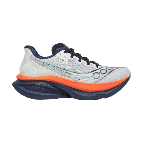 Women's Performance Running Shoes Saucony Endorphin Azura  White/Navy S11070172
