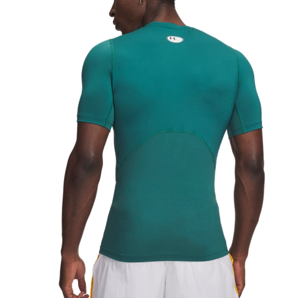 Under Armour HeatGear Compression Logo T-Shirt - Rack Green