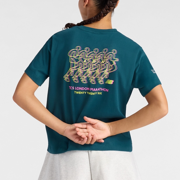 New Balance London Edition Graphic T-Shirt - Medusa Green