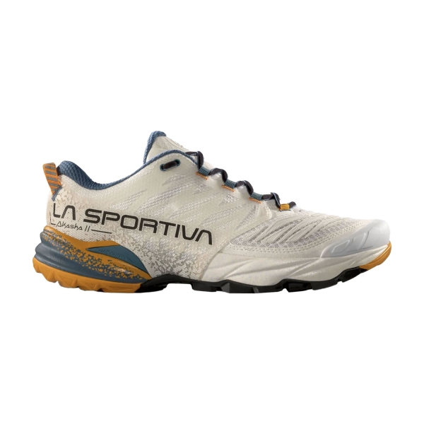 Men's Trail Running Shoes La Sportiva Akasha II  Chalk/Hurricane ZFRS066W04B42