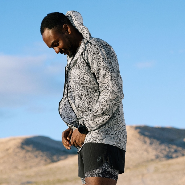 ASICS Limited Series Windbreaker Chaqueta - Performance Black/Cream