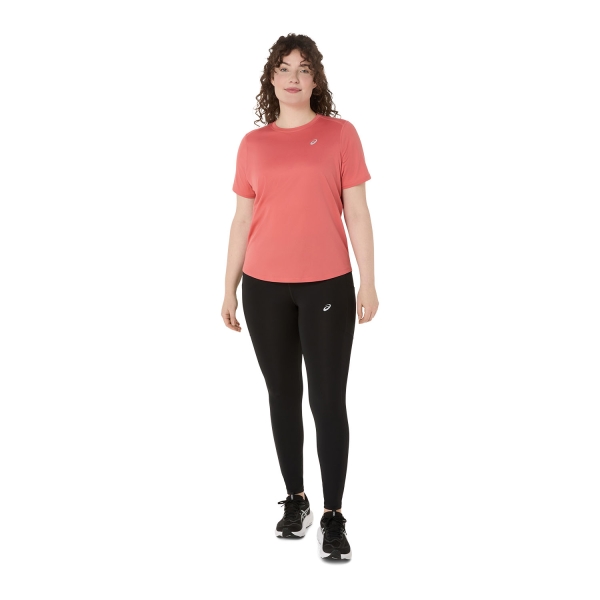 ASICS Core Logo T-Shirt - Dark Pink Clay
