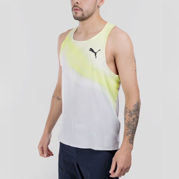 Men's Running Tank Puma Lightspeed ULTRAWEAVE Graphic Tank  Silver Mist 52856442
