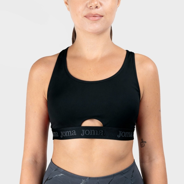 Women's Sports Bra Joma RNight Iconic Sports Bra  Black 902315.100