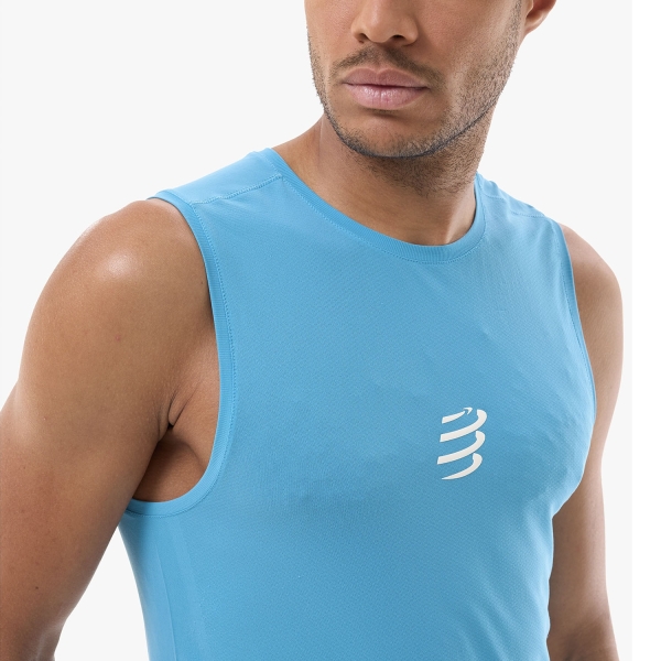 Compressport Logo Tank - Norse Blue