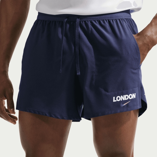 Men's Running Shorts Nike Stride DriFIT London 5in Shorts  Midnight Navy IU6263410