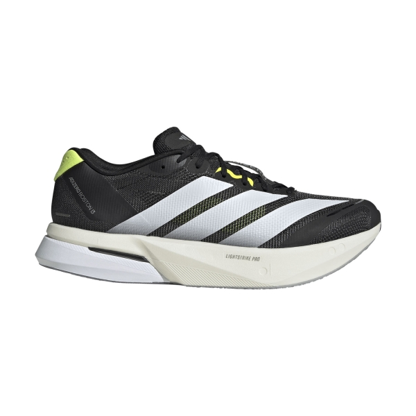 Men's Performance Running Shoes adidas ADIZERO Boston 13  Core Black/FTWR White/Solar Yellow KH5603
