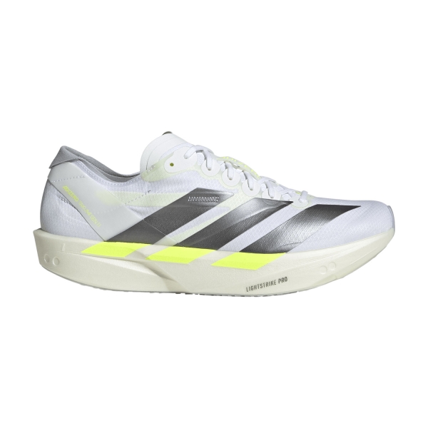 Men's Performance Running Shoes adidas ADIZERO Takumi Sen 11  FTWR White/Iron Metallic/Solar Yellow KH8898
