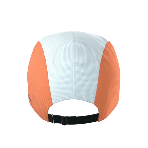 Compressport 5 Panel Cappello - Star White/Tigerlily