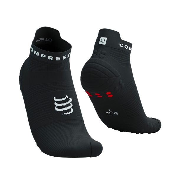 Socks Compressport Pro Racing V4.0 Logo Socks  Black/White XU00047B9027