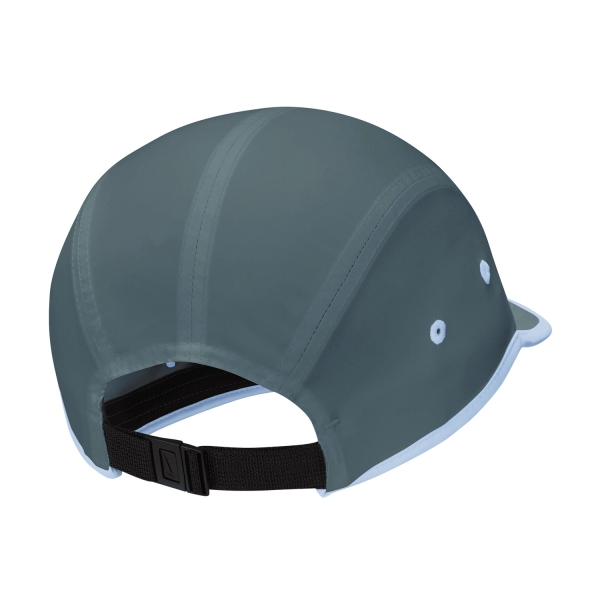 Nike Dri-FIT Fly Gorra - Mineral Slate/Hydrogen Blue/Anthracite/Team Crimson