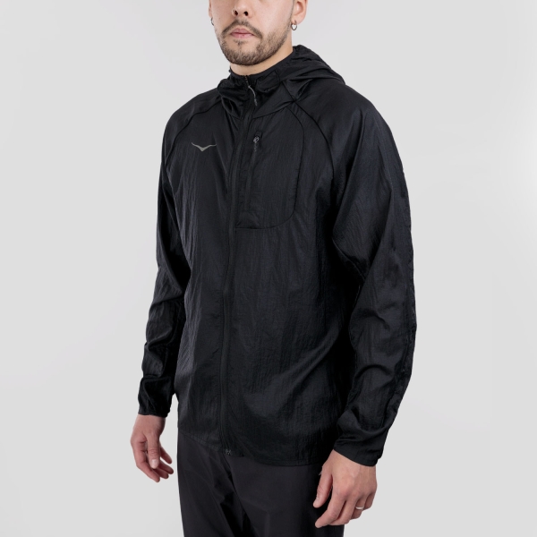 Men's Running Jacket Hoka Skyflow Jacket  Black 1141690BLK