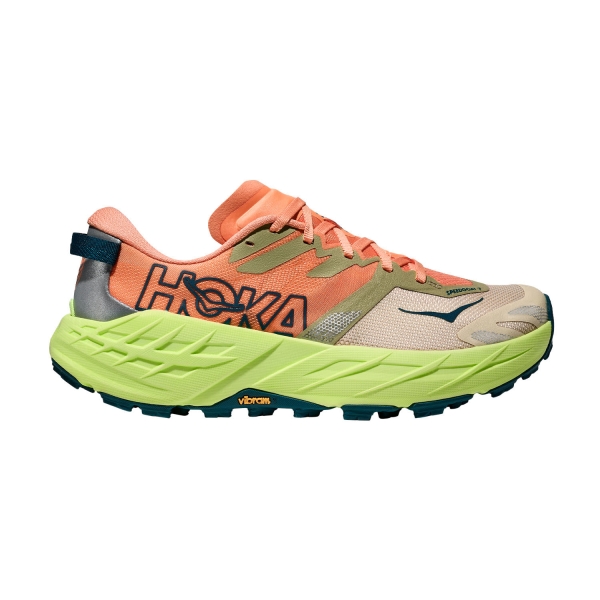 Women's Trail Running Shoes Hoka Speedgoat 7  Persimmon/Neon Yuzu 1171929PYZ