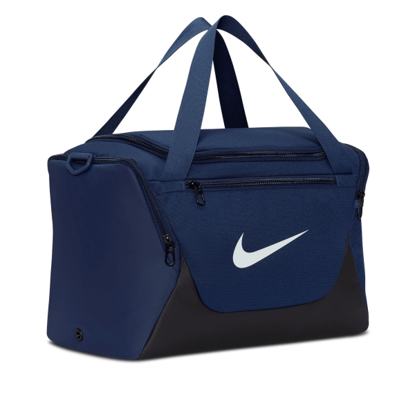 Nike Brasilia Mini Duffle Bag - Midnight Navy/Black/White