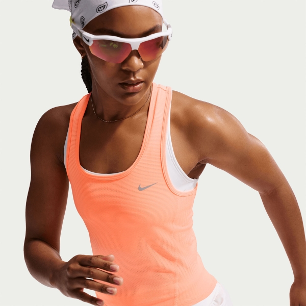 Nike Tempo Dri-FIT Pro Top - Orange Pulse/Photon Dust/Reflective Silver