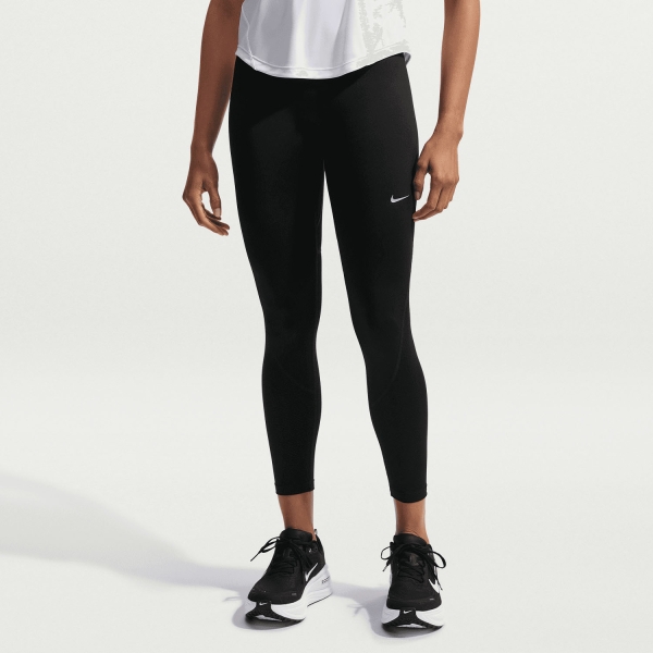 Women's Running Tights Nike Tempo High Rise 7/8 Tights  Black/Reflective Silver IF1483010
