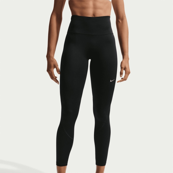 Nike Tempo High Rise 7/8 Tights - Black/Reflective Silver